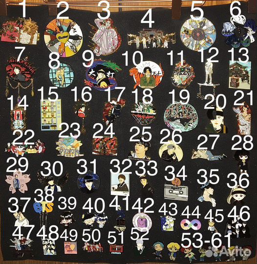 Эмалевые значки-пины BTS, Harry Styles