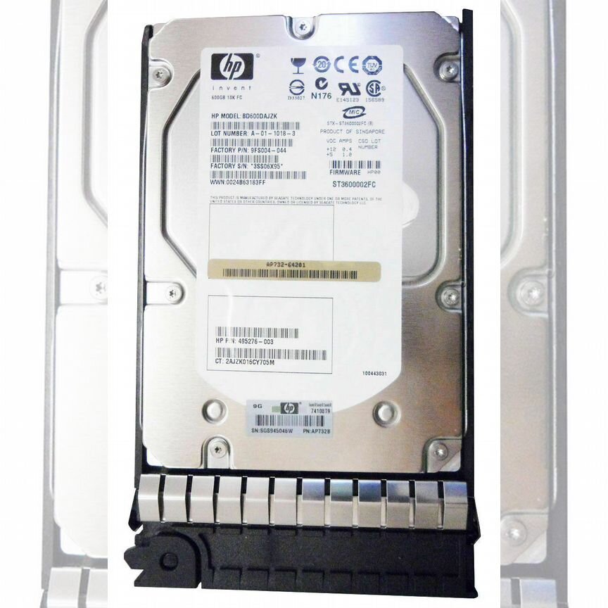 [495276-003] Жесткий Диск Hp Bd600dajzk 600gb Fibre Channel 495276-003