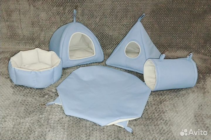 Домики,гамаки,мешочки,лежанки для грызунов