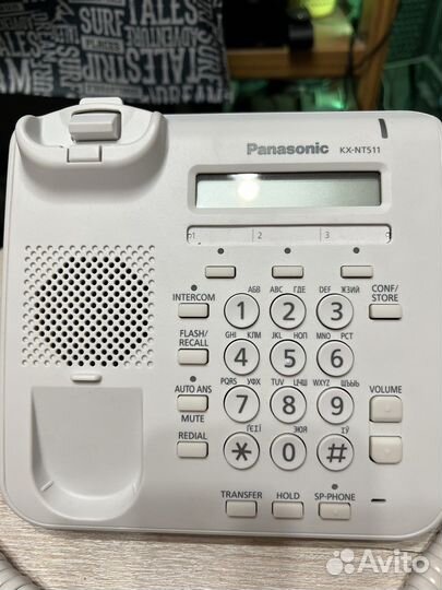 Системный IP телефон Panasonic KX-NT511A