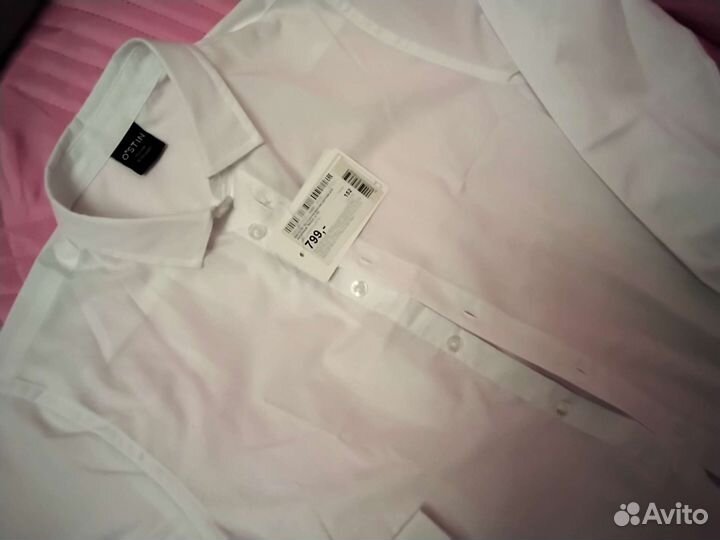 Рубашка школьная для мальчика 152