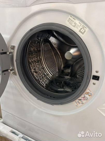 Стиральная машина новая 6.5кг белая серой крышкой