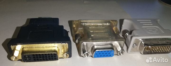 Кабели DVI,VGA, hdmi, переходники,Аудио перех каб