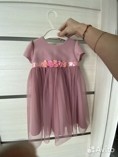 Платье для девочки праздничное 86 92