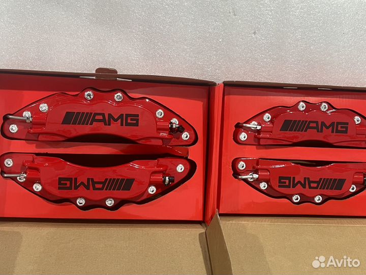 Накладки на суппорта Мерседес AMG