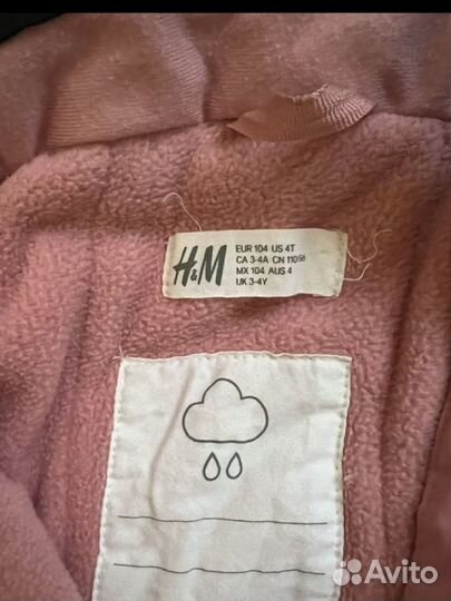 Комбинезон зимний hm для девочки