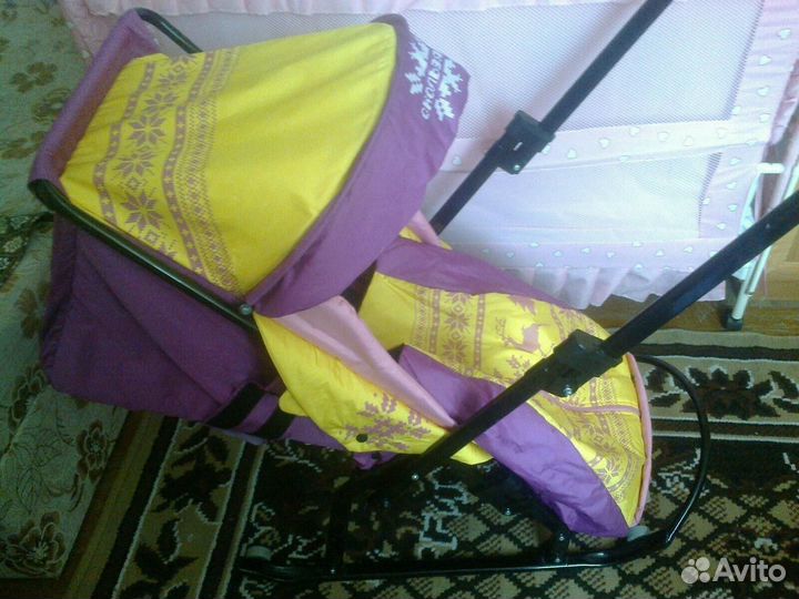 Сани коляска детские