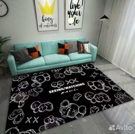 Ковер безворсовый kaws 230*160см