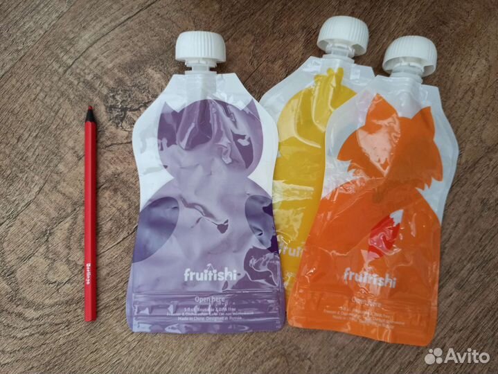 Набор (3 шт) многоразовых пауч пакетов