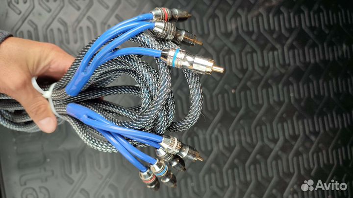 Межблочные кабели 5 метров 2 rca, 4 rca