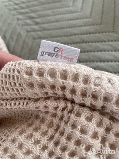 Конверт на выписку, вафельный плед