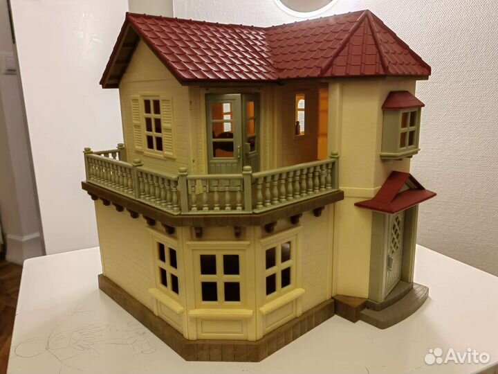Sylvanian Families большой дом со светом + пекарня
