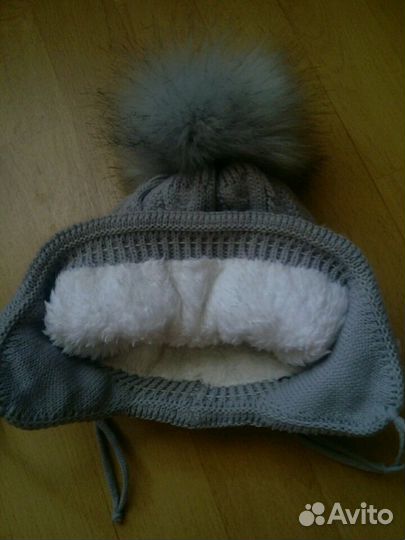 Шапка зимняя на 2-4 года