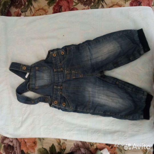 Джинсовый комбинезон