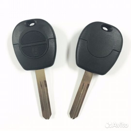 Корпус ключа зажигания Nissan, 2 кн без лезвия