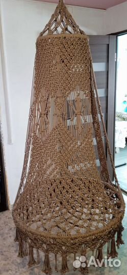 Садовые качели подвесные