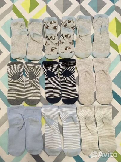 Носочки детские (на стопу 17-18 см) 5/6 лет