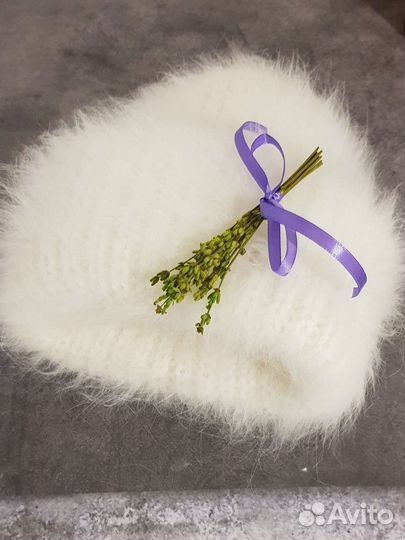 Шапка из чудесной и пушистой ангоры