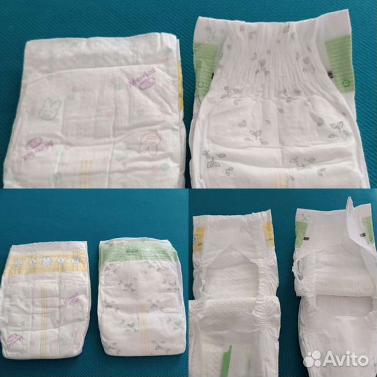 Подгузники Pikool Premium, M72, L64