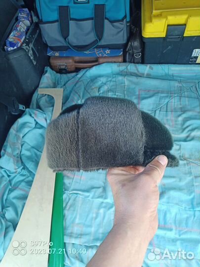 Меховая мужская кепка