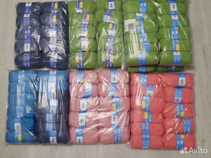 Пряжа для вязания пакетом