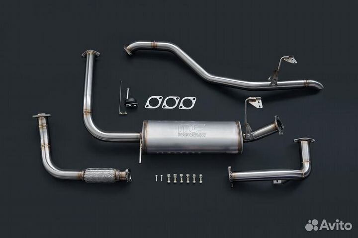 Выхлопная трасса Toyota Land Cruiser 78 1kzte BMS