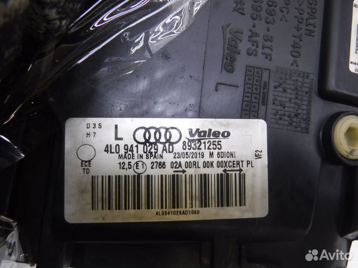 Фара левая Audi Q7