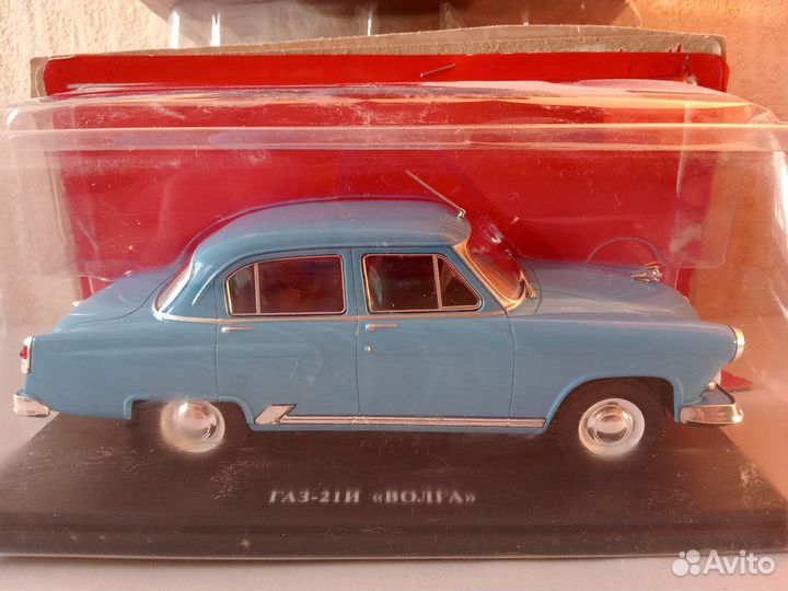 Модели 1:24 Чайка, Волга, Газ 6-и автомобилий