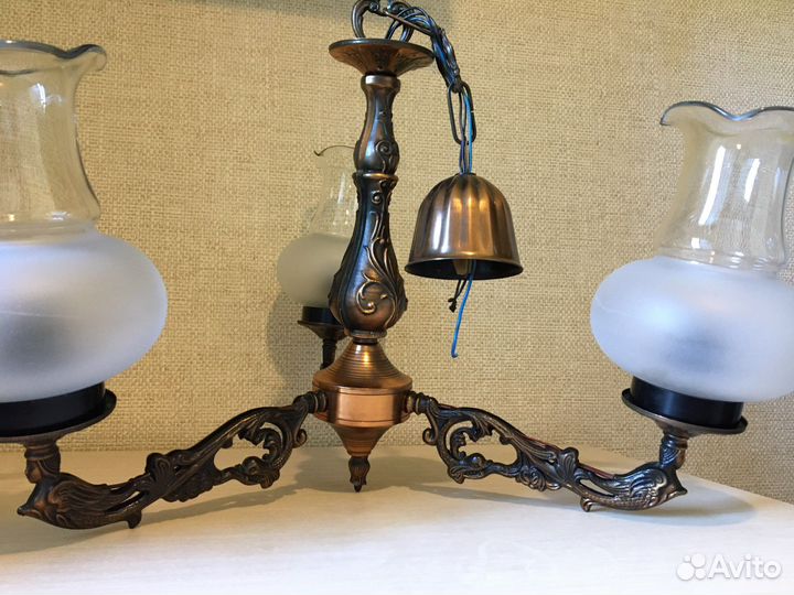 Люстра 3-х рожковая СССР