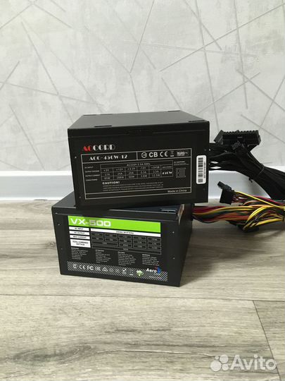 Блоки питания 500w и 450w