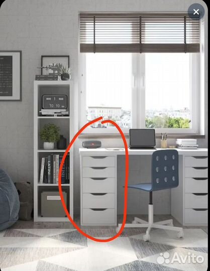 Тумба выкатная IKEA