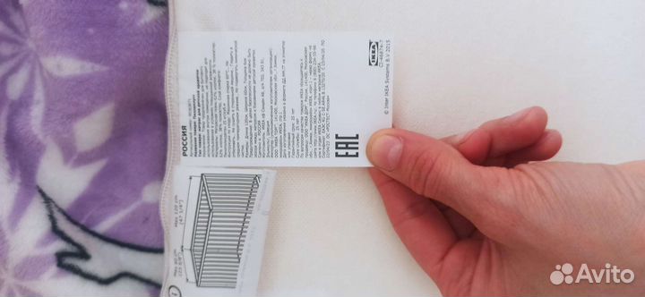 Детская кроватка с матрасом