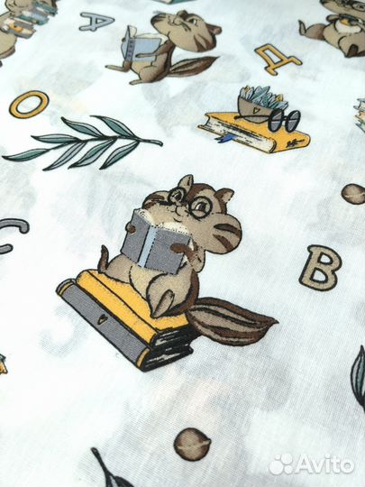 Ткань поплин хлопок на постель детскую кровать