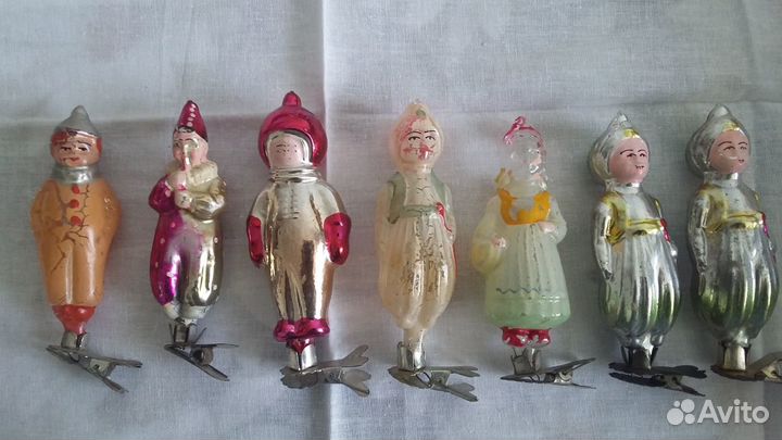 Старинные елочные игрушки из СССР