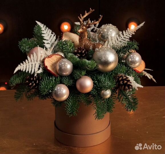 Новогодние композиции, венки