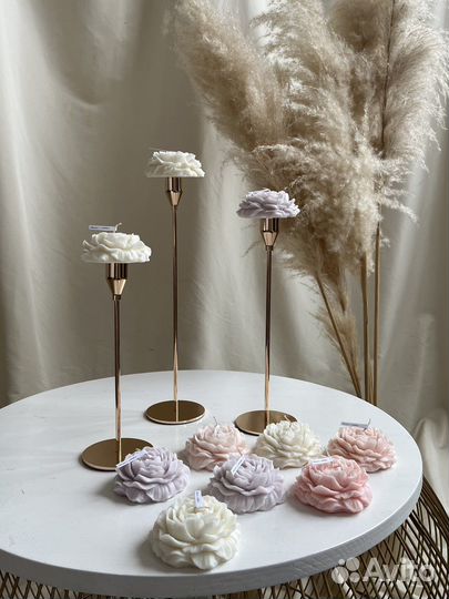 Свечи в подарок из соевого воска