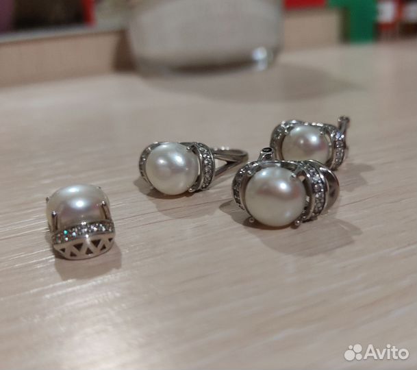 Серебряный комплект