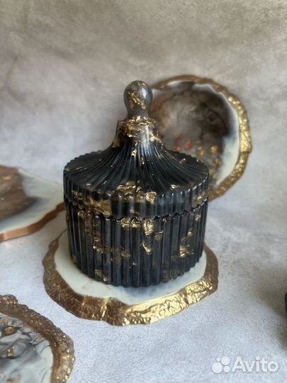 Шкатулка для хранения. Подсвечник