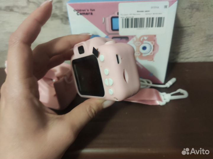 Детский цифровой фотоаппарат с развивающими играми