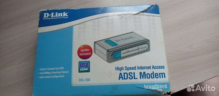 Продам модем DSL-200