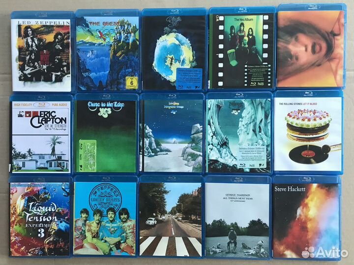 Диски BLU RAY audio
