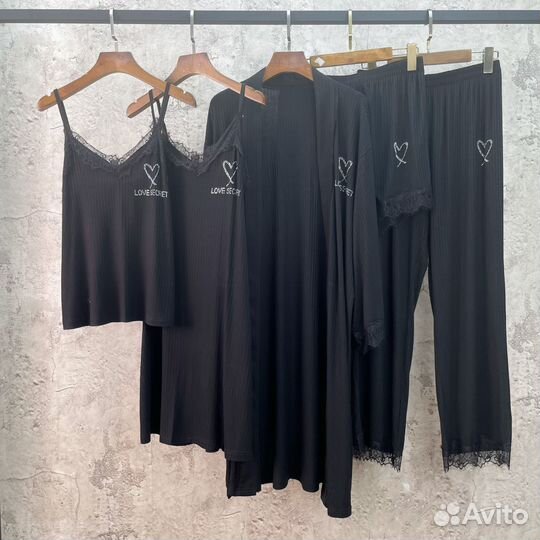 Комплект халат и сорочка 5В1