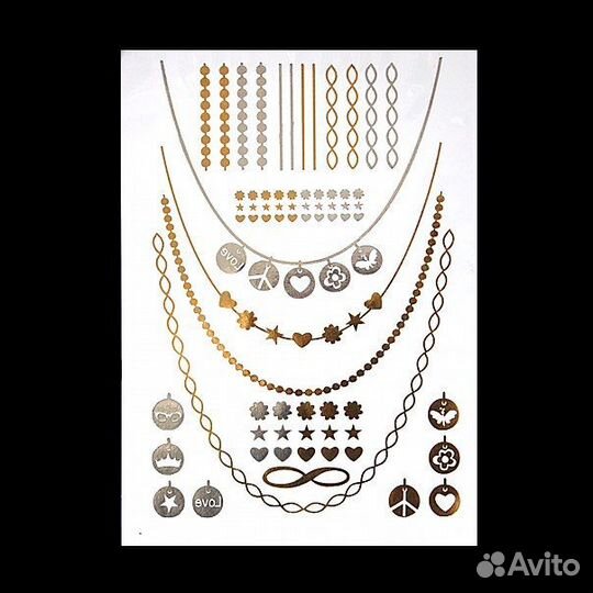 Тату наклейки временные татуировки переводные