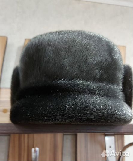 Норковая шапка мужская