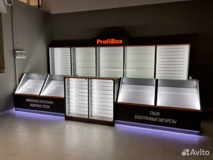 Торговые островки, витрины, торговое оборудование