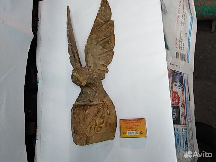 Беркут, Орёл, Ястреб скульптура дерево кедр