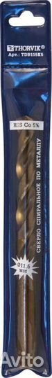 Сверло thorvik по металлу hss co 12,5 мм в пвх упа