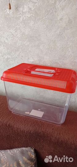 Пластиковая переноска для рептилий