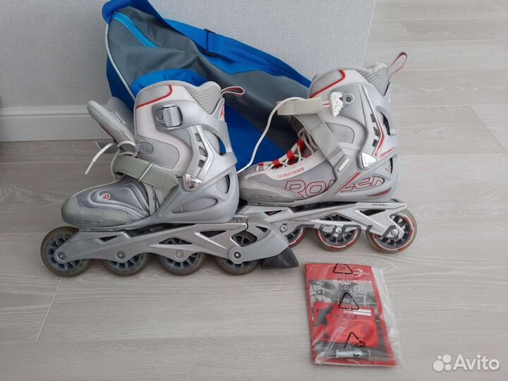 Rollerblade ролики женские с защитой и сумкой