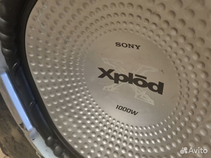 Динамик для сабвуфера sony xploid 1000W с коробом